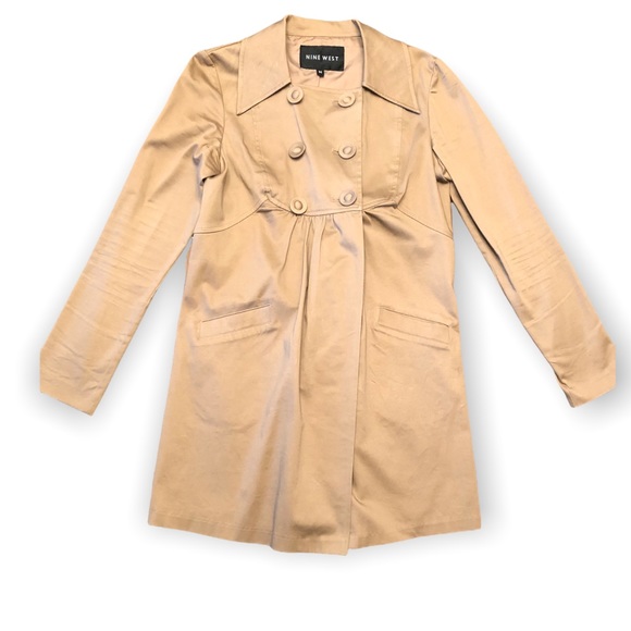 Nine West Jackets & Blazers - Nine West Tan Trench Coat